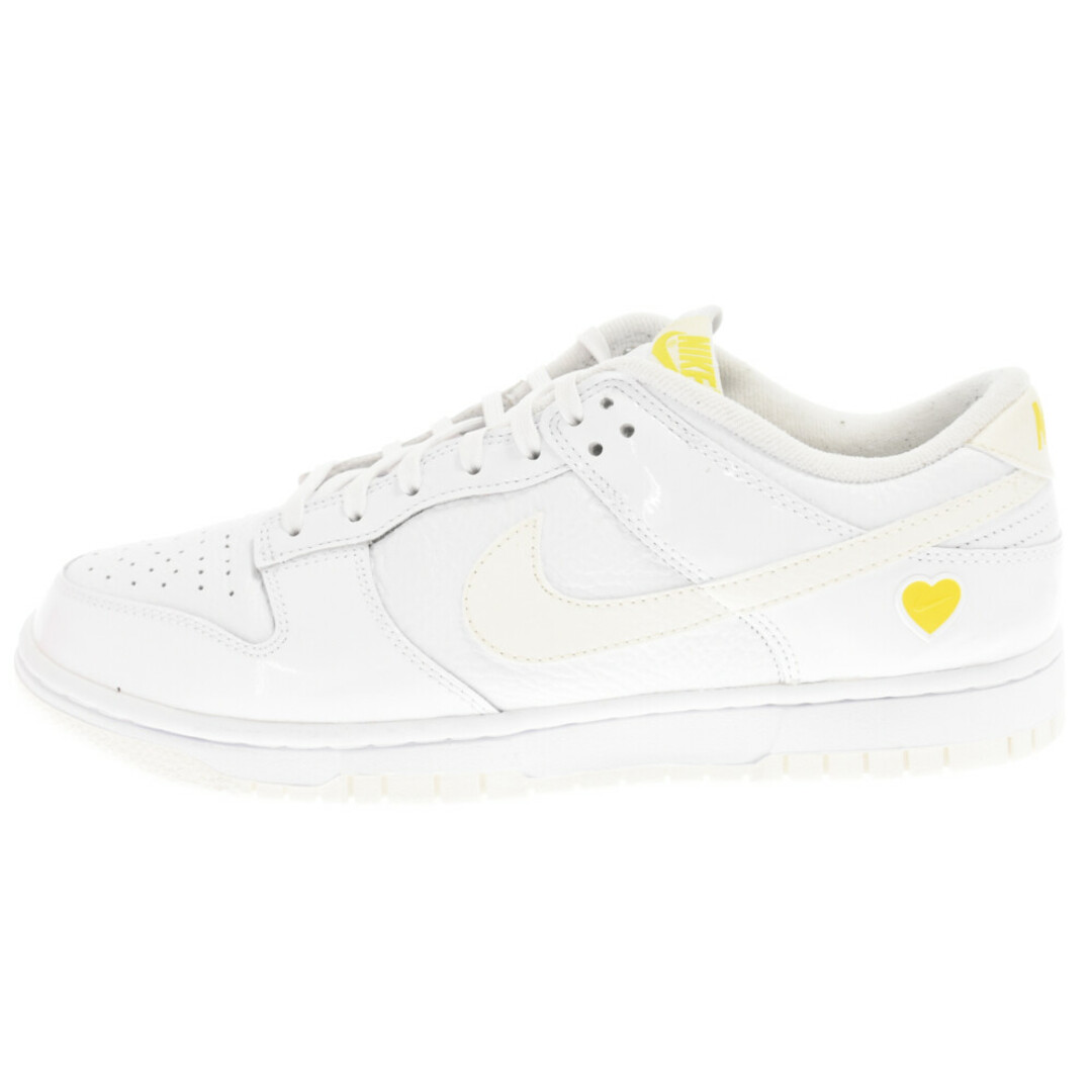 NIKE ナイキ WMNS DUNK LOW Yellow Heart FD0803-100 ウィメンズ ダンクロー イエロー ハート  ローカットスニーカー ホワイト US9.5/26.5cm | フリマアプリ ラクマ