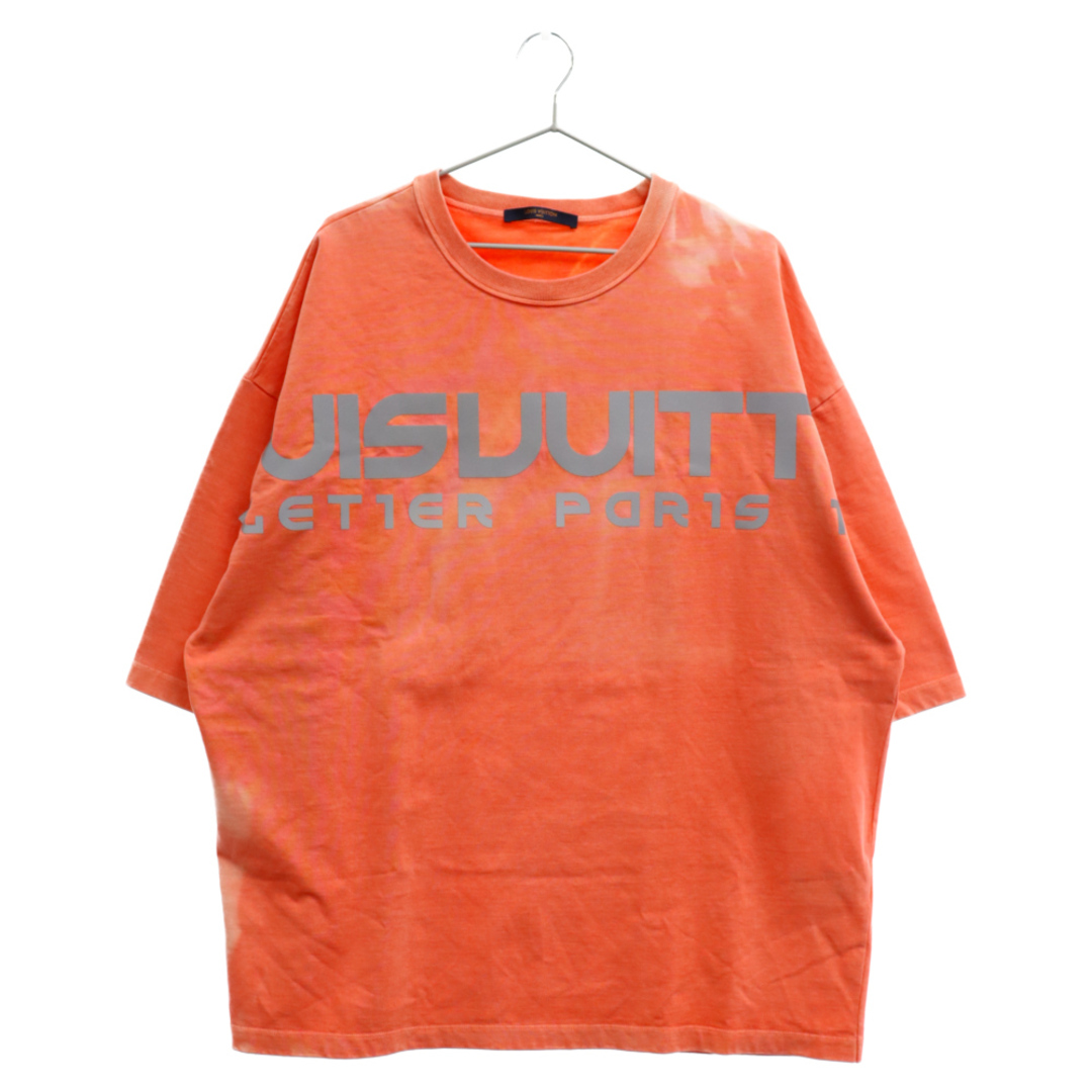 LOUIS VUITTON ルイヴィトン 18SS Reflective Logo S/S Tee RM181 GDA HEY60W リフレクティブロゴ 半袖Tシャツ カットソー オレンジ