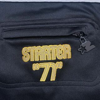 スターター トラックジャケット ブラック ドライスター 刺繍ロゴ