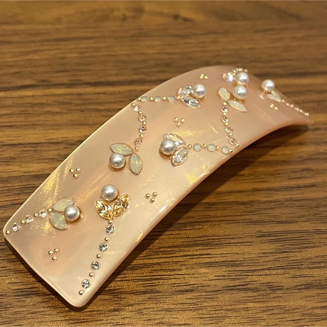 acca - アッカ acca バレッタ フランス製 ラインストーン ヘアクリップ
