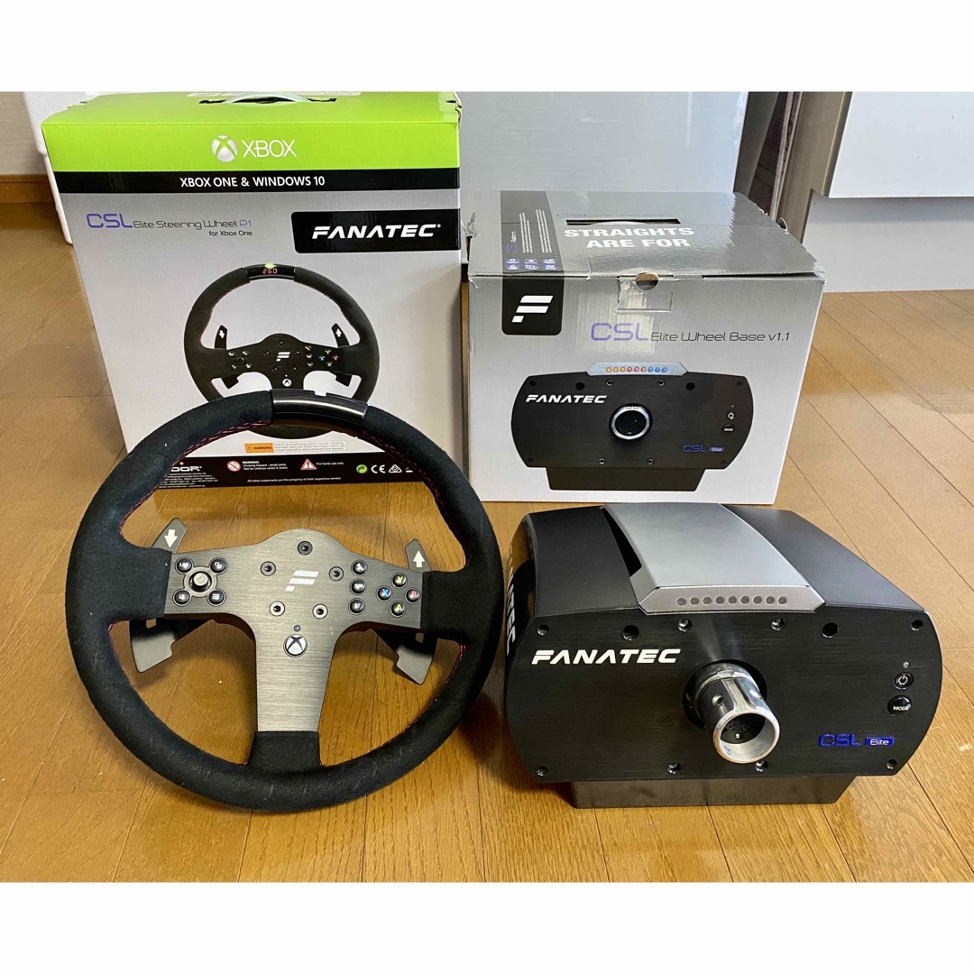 【FANATEC】CSL Elite v1.1、ステアリングセット【PC用】