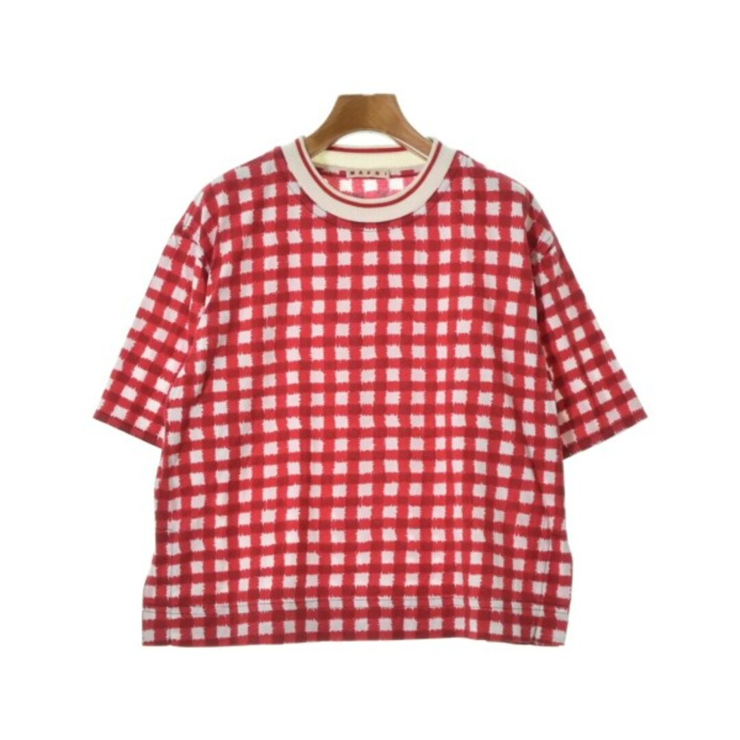 Marni - MARNI マルニ Tシャツ・カットソー 40(M位) 赤x白(チェック ...