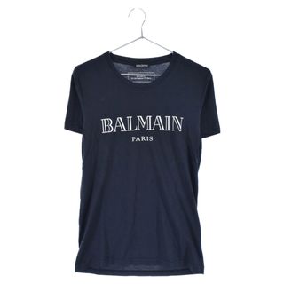 バルマン(BALMAIN)のBALMAIN バルマン ロゴプリント 半袖Tシャツ カットソー ブラック(Tシャツ/カットソー(半袖/袖なし))