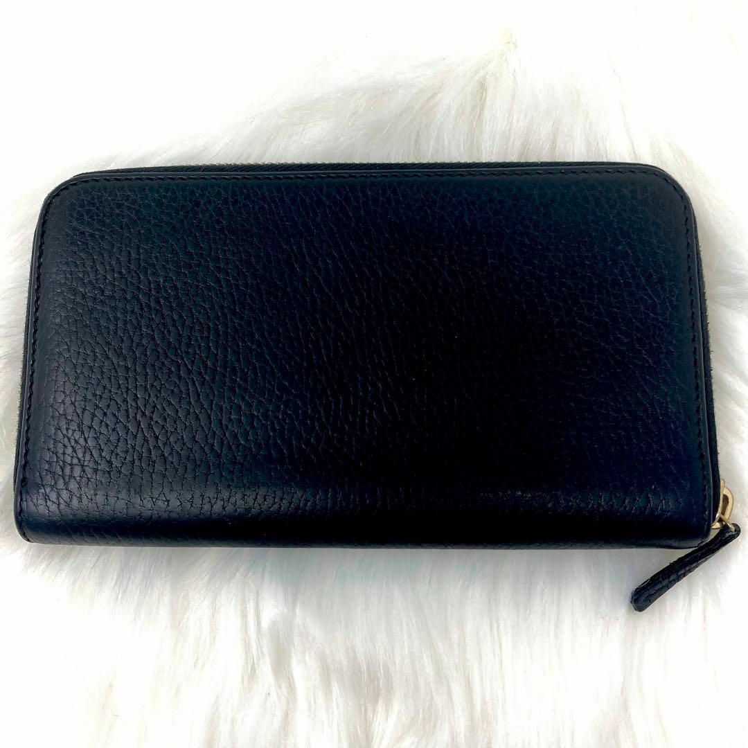 Gucci - 【極美品】グッチ 長財布 インターロッキング gg 金具 レザー