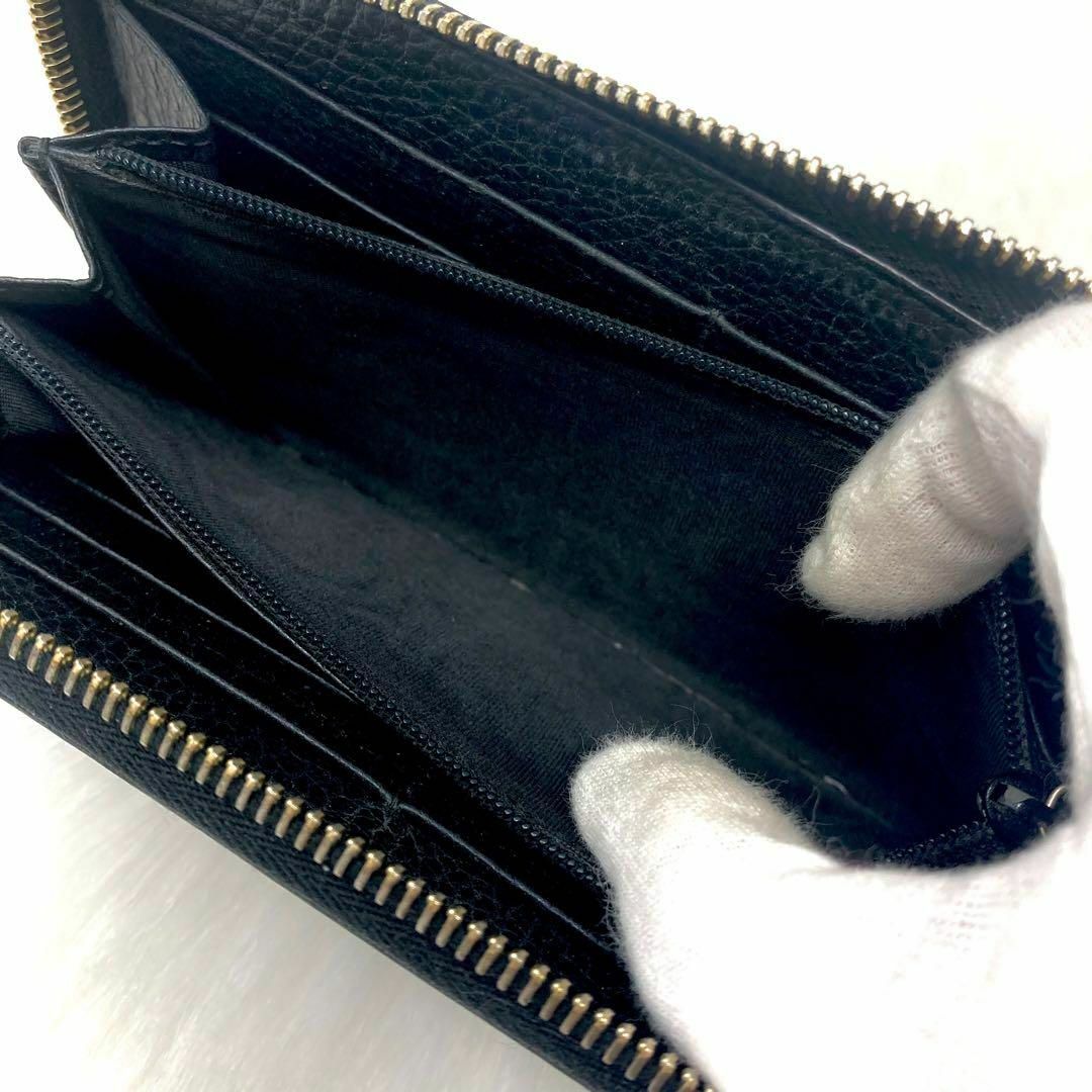Gucci - 【極美品】グッチ 長財布 インターロッキング gg 金具 レザー