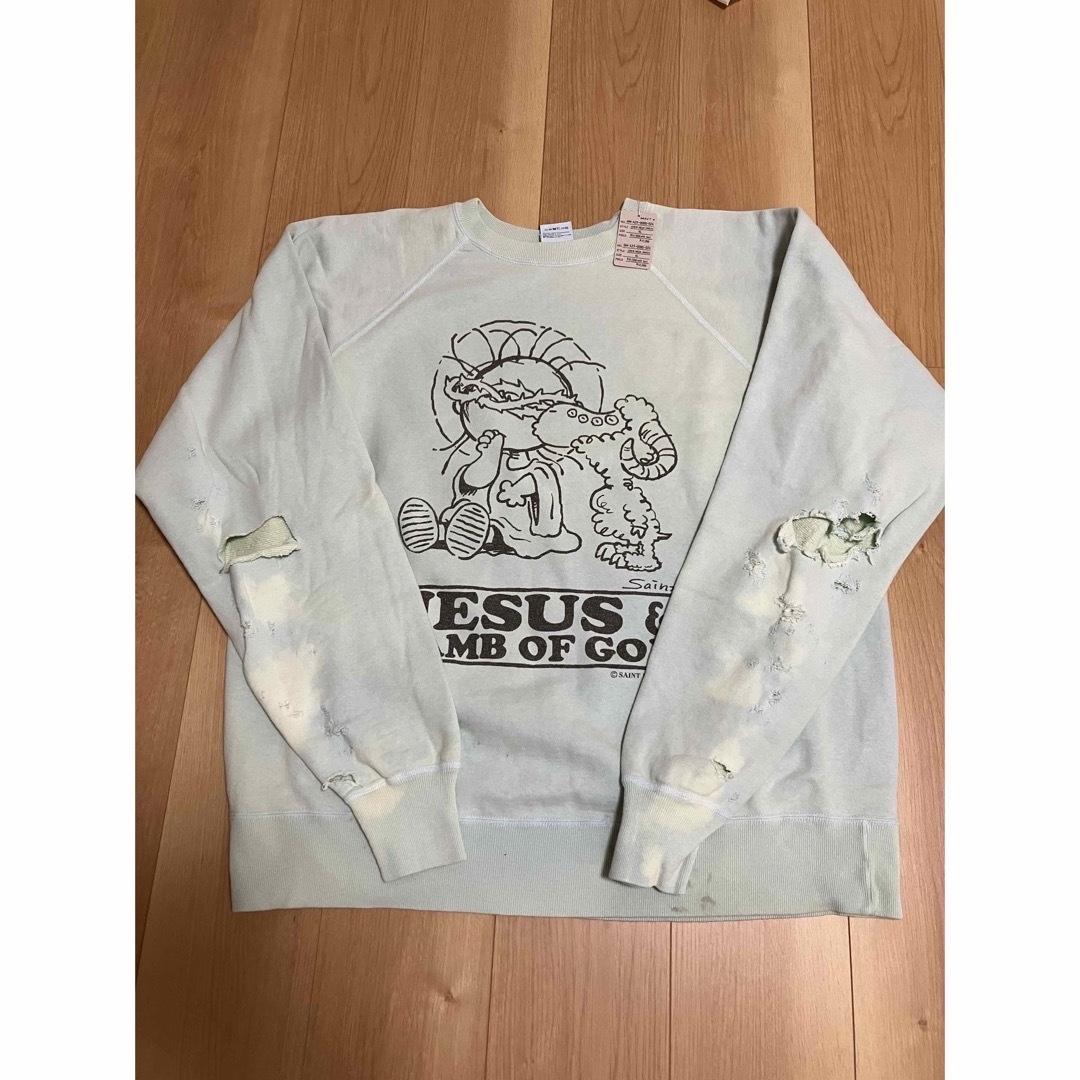 SAINT MICHAEL CRW N SWT/JESUS スエット  XL