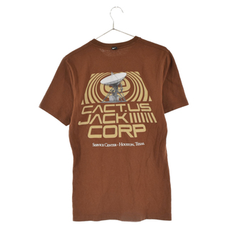 ナイキ(NIKE)のNIKE ナイキ ×Travis Scott Cactus Jack NRG BH Corp T-Shirt DM1285-259 トラヴィススコット カクタスジャック 半袖Tシャツ ブラウン(Tシャツ/カットソー(半袖/袖なし))