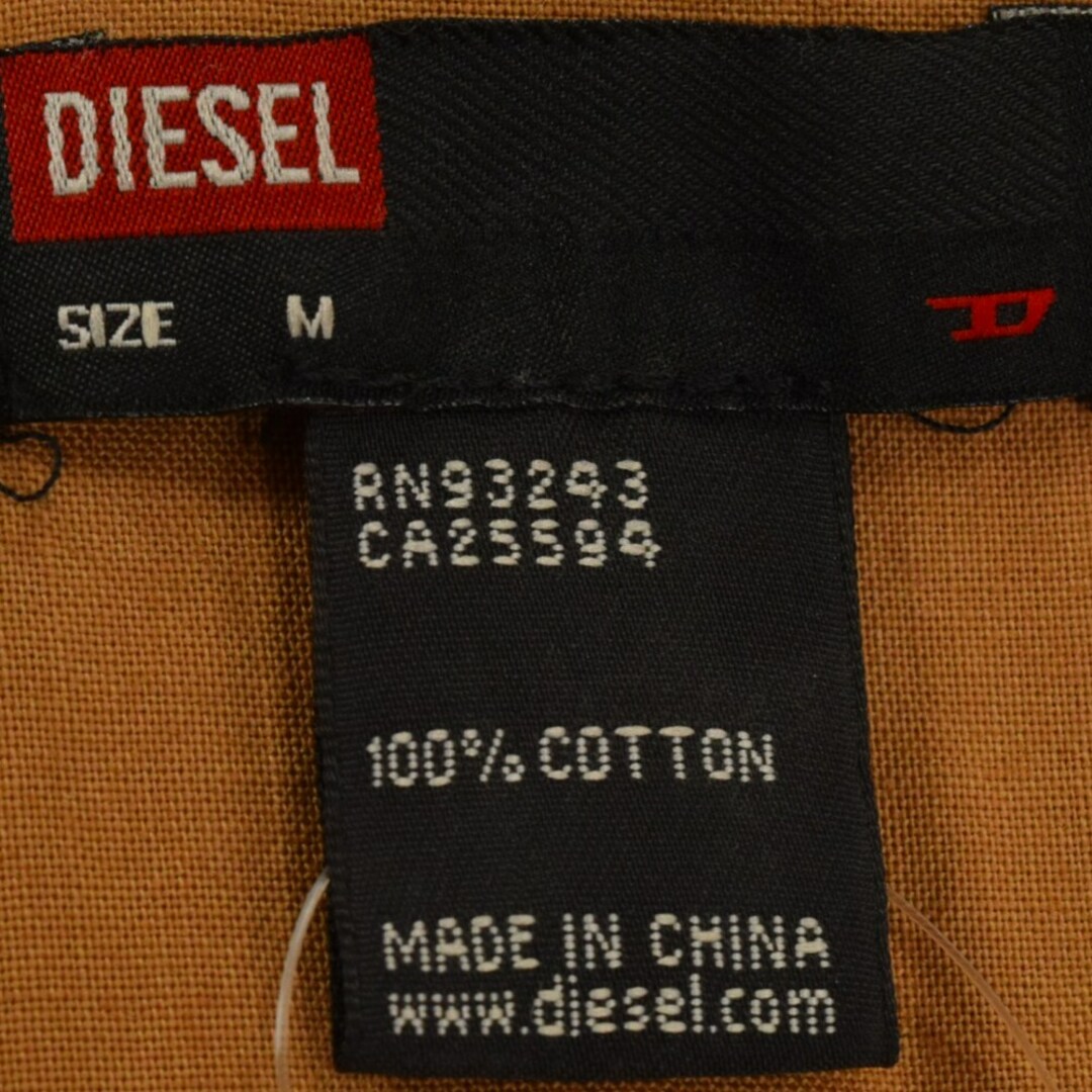 DIESEL(ディーゼル)のDIESEL ディーゼル コーデュロイ 刺繍スウィングトップ ジャケット ブラウン メンズのジャケット/アウター(フライトジャケット)の商品写真