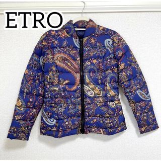 ETRO - 【美品】エトロ 大人気 ペイズリー柄 ダウンジャケット 秋冬