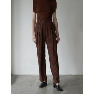 クラネ(CLANE)のCLANE GOBELIN TUCK PANTS(カジュアルパンツ)