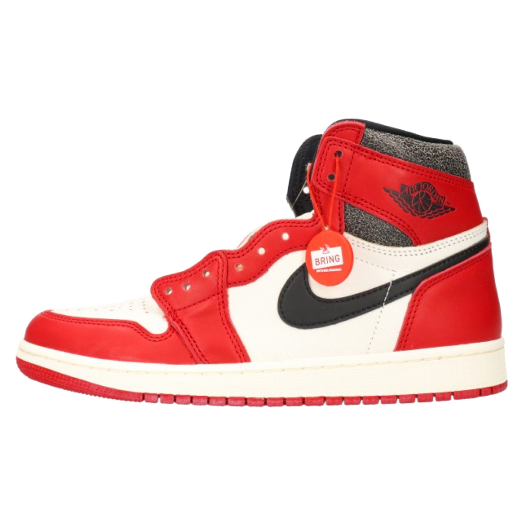 NIKE ナイキ AIR JORDAN1 RETRO HIGH OG CHICAGO LOST & FOUND エアジョーダン 1 ハイカットスニーカー シカゴ ロスト ファウンド ホワイト/レッド US8.5/26.5cm DZ5485-612