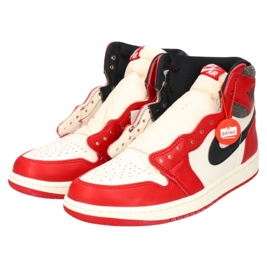 NIKE ナイキ AIR JORDAN1 RETRO HIGH OG CHICAGO LOST & FOUND エアジョーダン 1 ハイカットスニーカー シカゴ ロスト ファウンド ホワイト/レッド DZ5485-612 27.5cm/US9.5