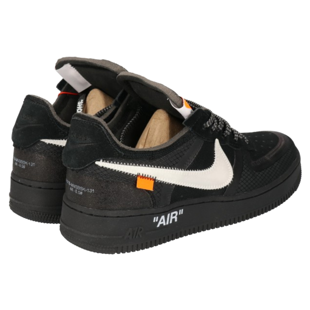 NIKE ナイキ ×OFF-WHITE AIR FORCE 1 LOW オフホワイト エアフォースワン ローカットスニーカー US7.5/25.5cm AO4606-001ブラック 3