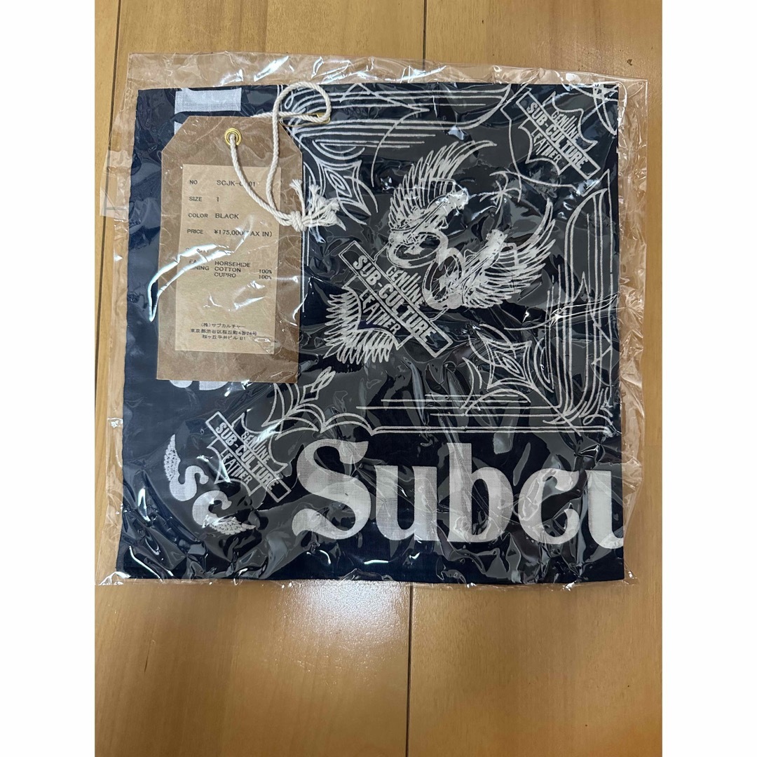 【鬼さん専用】subculture ホースハイドレザージャケット バンダナ メンズのジャケット/アウター(レザージャケット)の商品写真