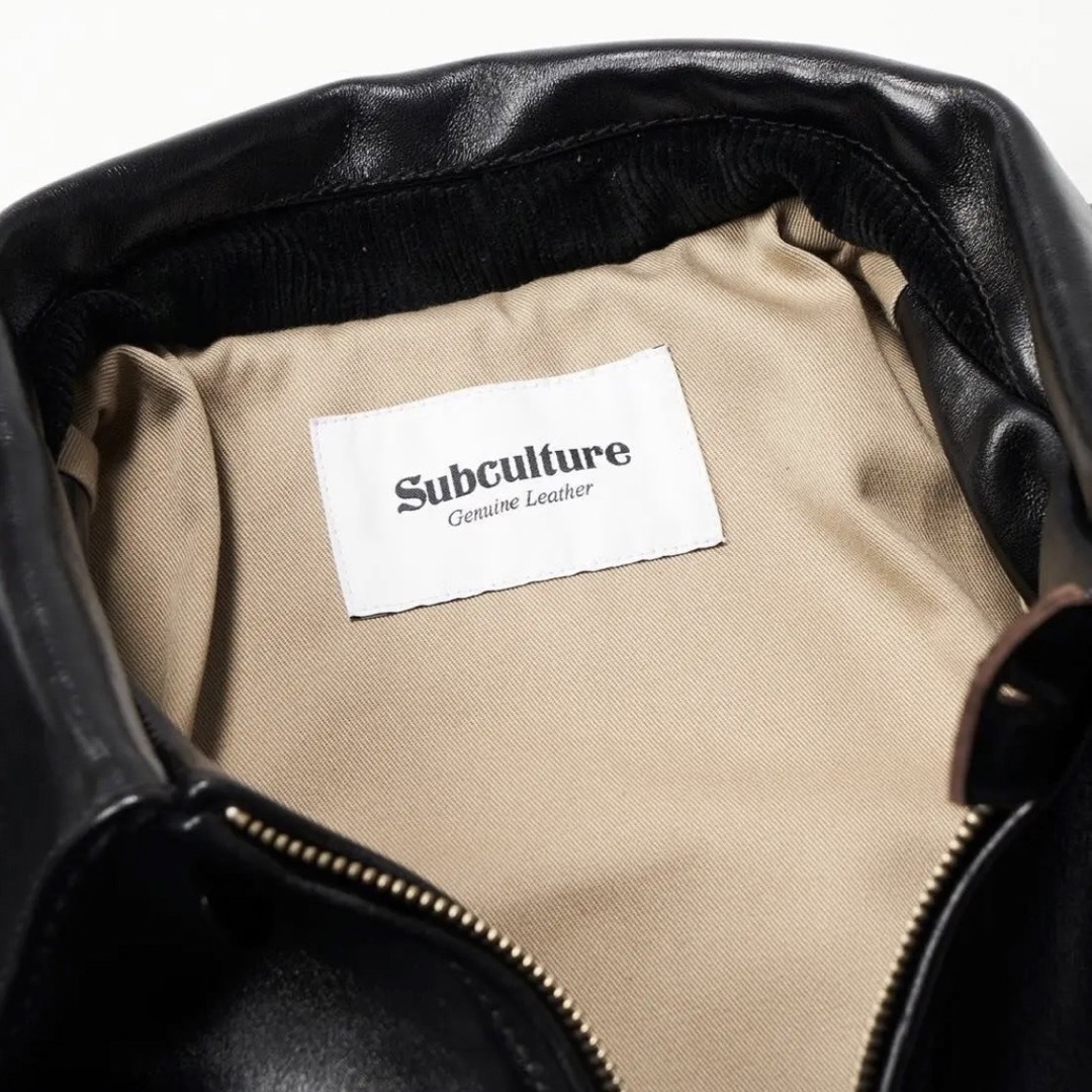 【鬼さん専用】subculture ホースハイドレザージャケット バンダナ メンズのジャケット/アウター(レザージャケット)の商品写真