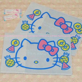 ハローキティ(ハローキティ)の未使用⭐Hello Kitty エバー航空 ハローキティ クッションカバー 2枚(キャラクターグッズ)