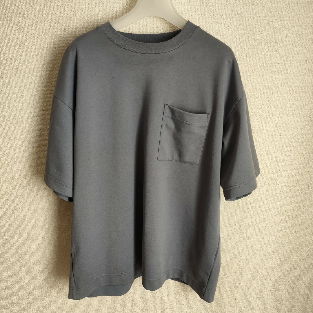 MUJI (無印良品)(ムジルシリョウヒン)の無印良品 冷感UVカットワイド 半袖Tシャツ メンズのトップス(Tシャツ/カットソー(半袖/袖なし))の商品写真