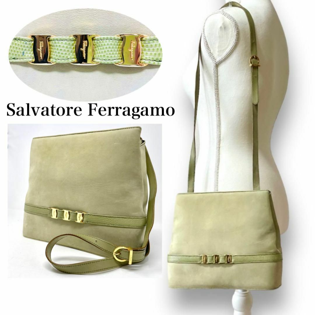 Salvatore Ferragamo - 【美品・希少】フェラガモ ショルダーバッグ