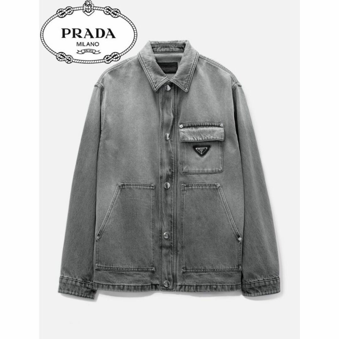 PRADA デニム ジップアップ ジャケット | フリマアプリ ラクマ PRADA デニム ジップアップ ジャケット | フリマアプリ ラクマ