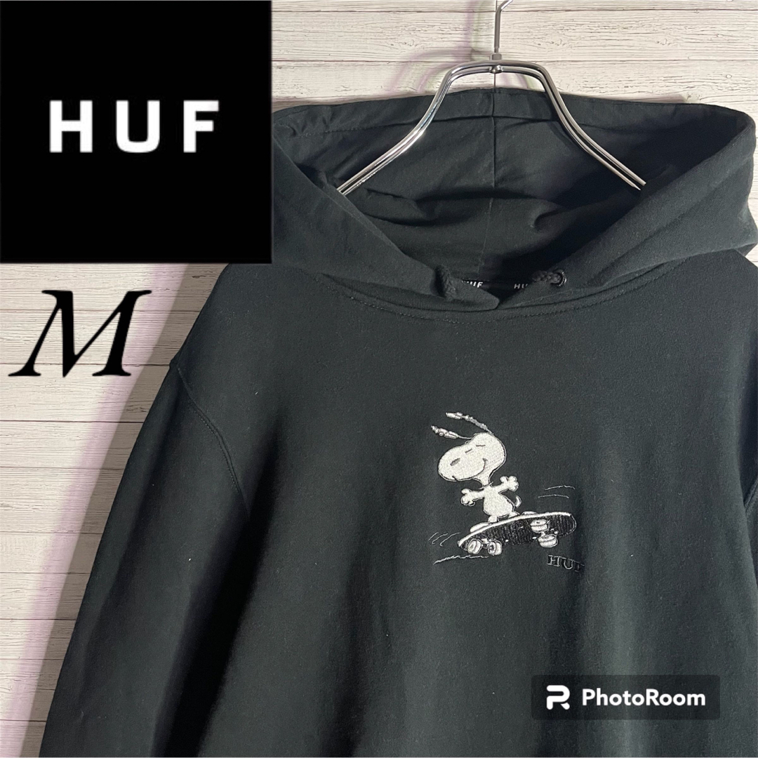 HUF - 【限定コラボ】ハフ×ピーナッツ センター刺繍ロゴ スヌーピー