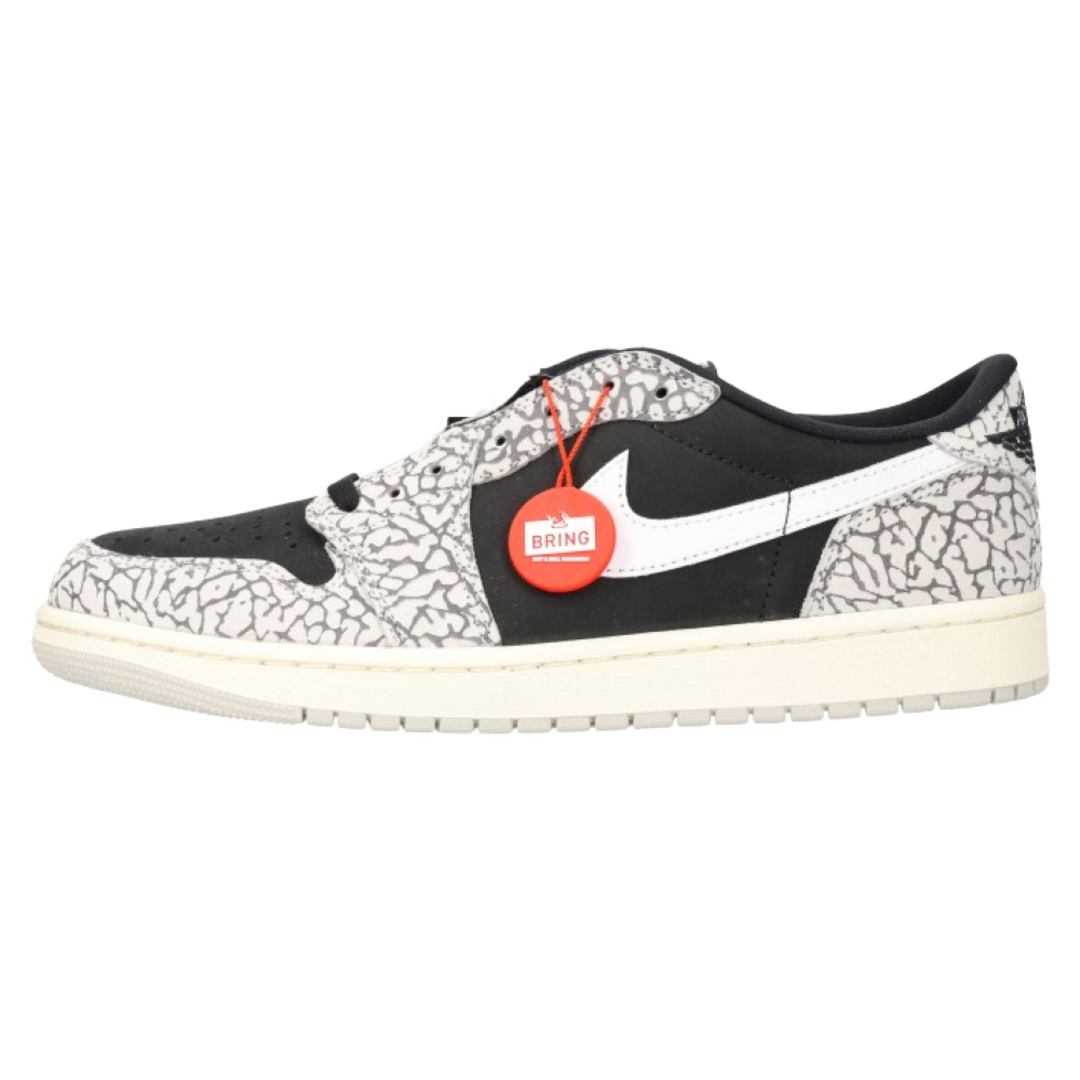 NIKE ナイキ AIR JORDAN 1 RETRO LOW OG BLACK CEMENT エア ジョーダン1 レトロ ロー ブラック セメント ローカットスニーカー US9.5/27.5cm CZ0790-001 グレー/ブラック