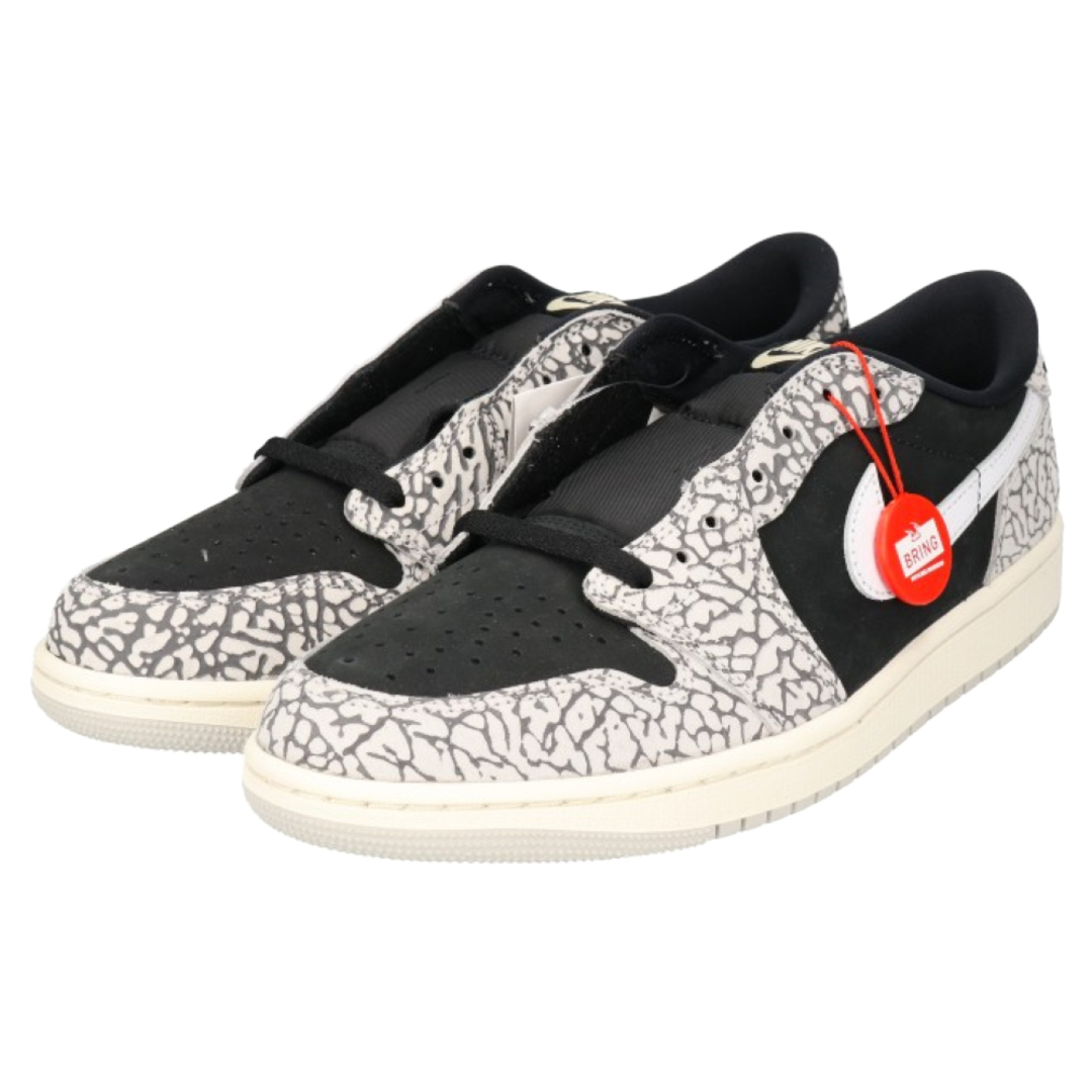 NIKE ナイキ AIR JORDAN 1 RETRO LOW OG BLACK CEMENT エア ジョーダン1 レトロ ロー ブラック セメント ローカットスニーカー US9.5/27.5cm CZ0790-001 グレー/ブラック 2