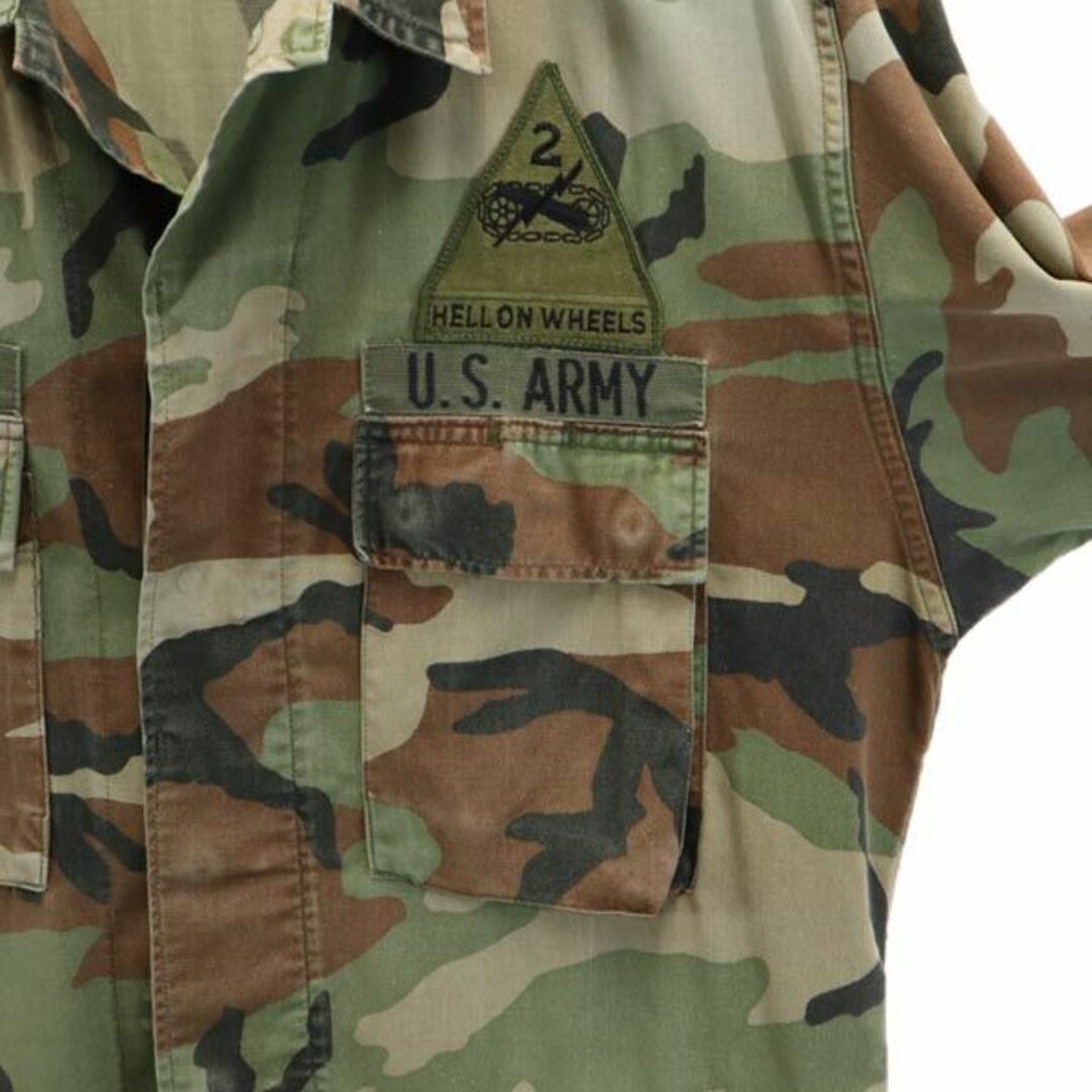 アメリカ軍 80s DLA カモフラ ミリタリージャケット カーキ系 US ARMY メンズ 【中古】 【231006】