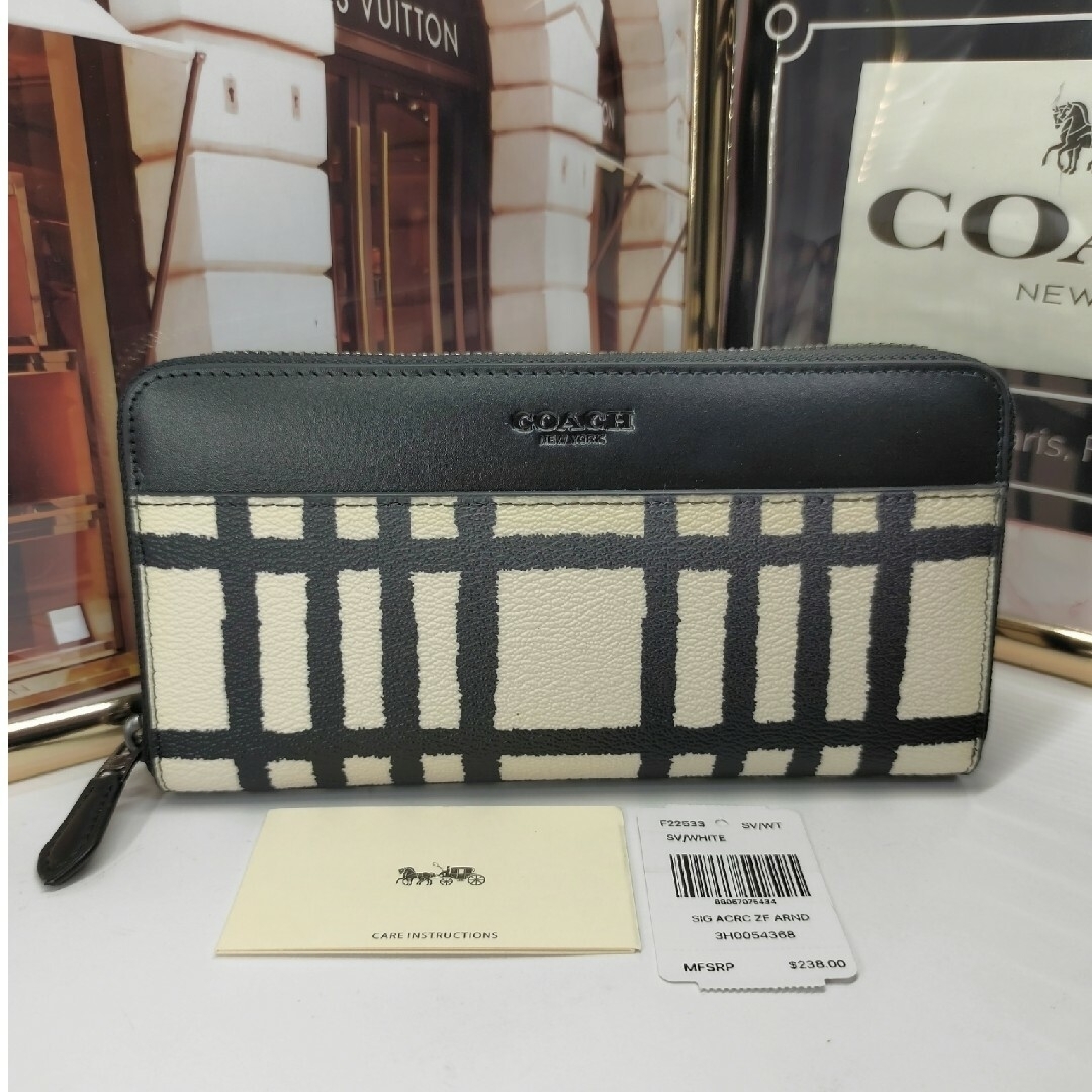 【新品-未使用】コーチ COACH 長財布メンズ  F22533