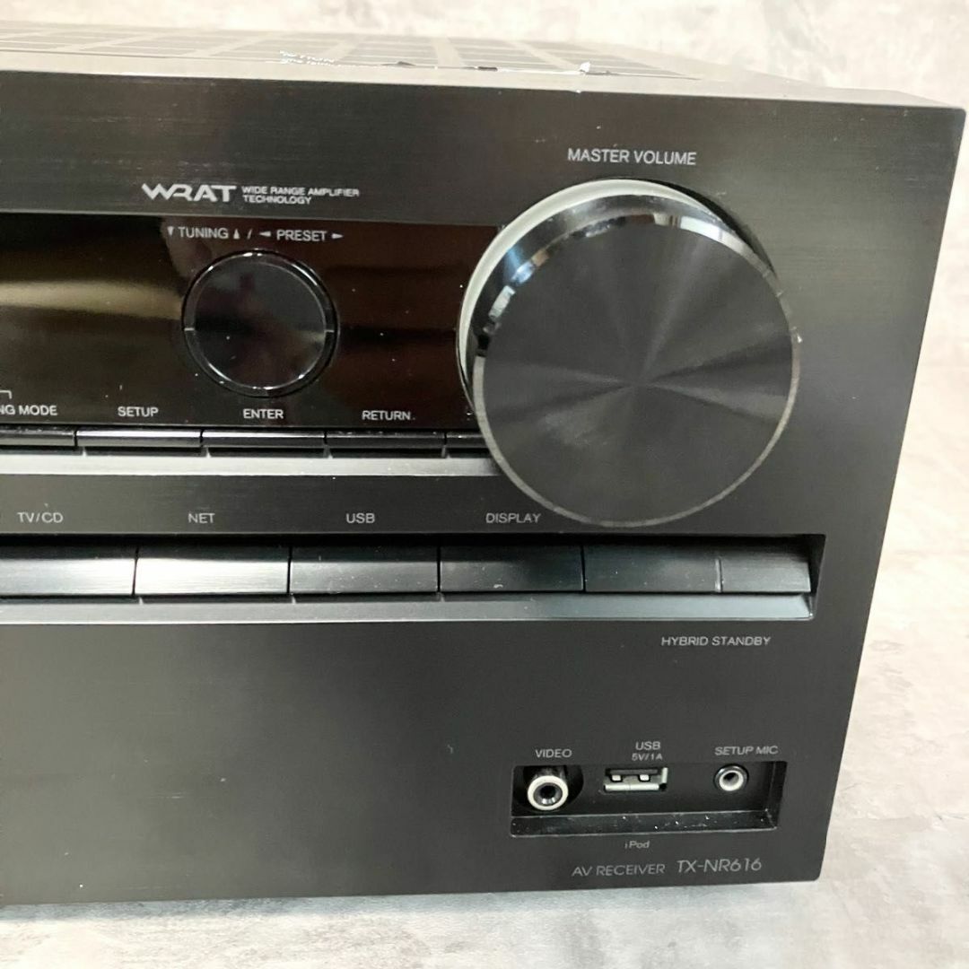 ONKYO AVレシーバー 7.1ch対応 ブラック TX-NR616