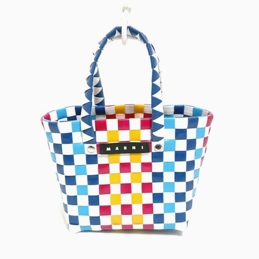マルニ トートバッグ美品 - チェック柄-