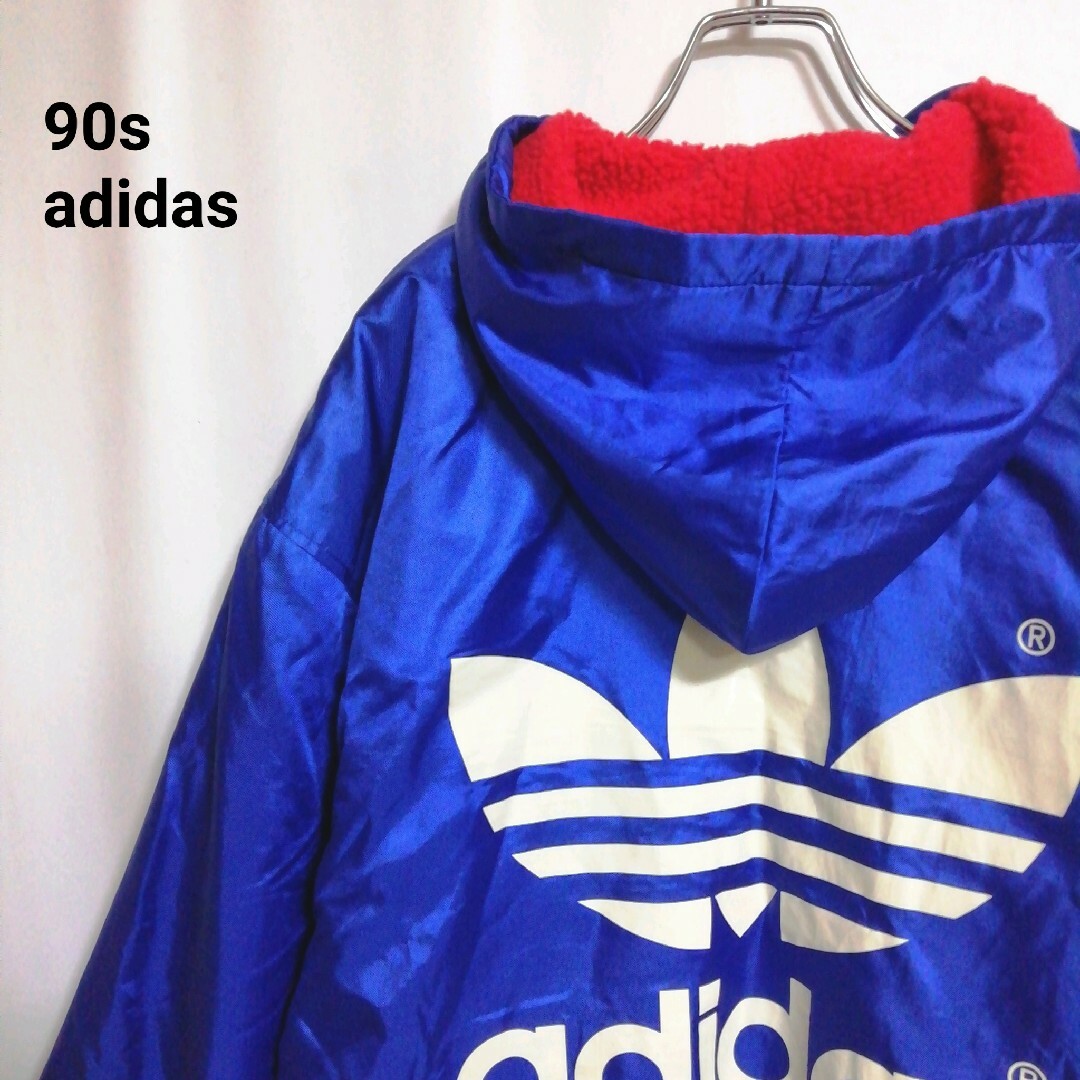 adidas - 【90s】古着 アディダス ベンチコート 厚手 裏ボアの通販 by ...