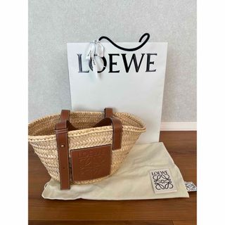 新品♡未使用 レア 限定 LOEWE カゴバッグ Sサイズ ブルー