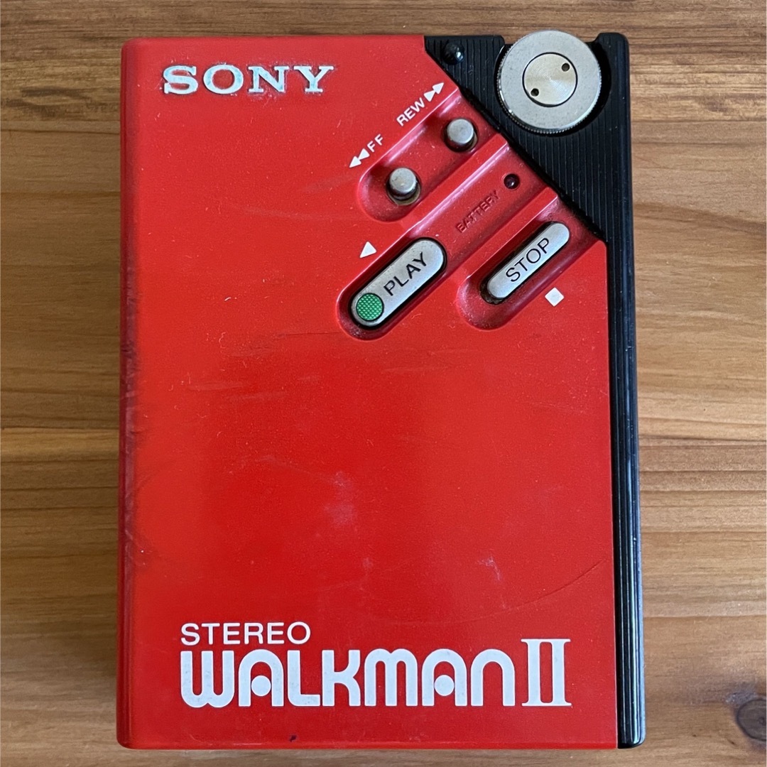 SONY STEREO WALKMAN Ⅱ 赤