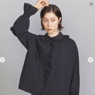 ビューティアンドユースユナイテッドアローズ(BEAUTY&YOUTH UNITED ARROWS)のbeauty&youth コットンレースシャツ　(シャツ/ブラウス(長袖/七分))