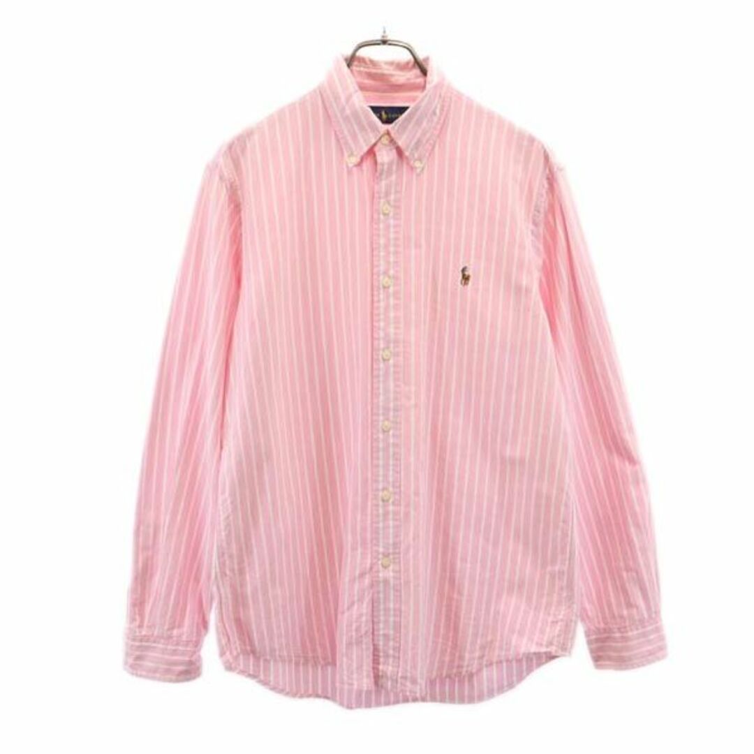 Ralph Lauren - ラルフローレン ストライプ 長袖 ボタンダウンシャツ M