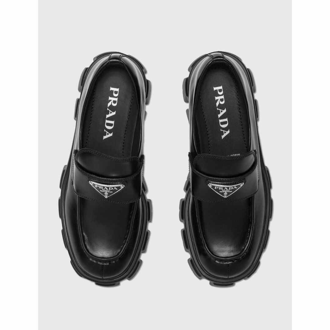 PRADA - PRADA モノリス ブラッシュドレザー ローファーの通販 by BMS