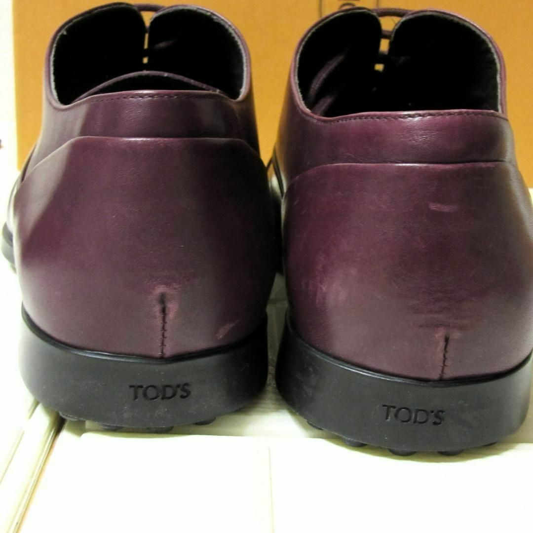 TOD'S - 試着保管品 トッズ 革靴 ストレートチップ ドレスシューズ 紫