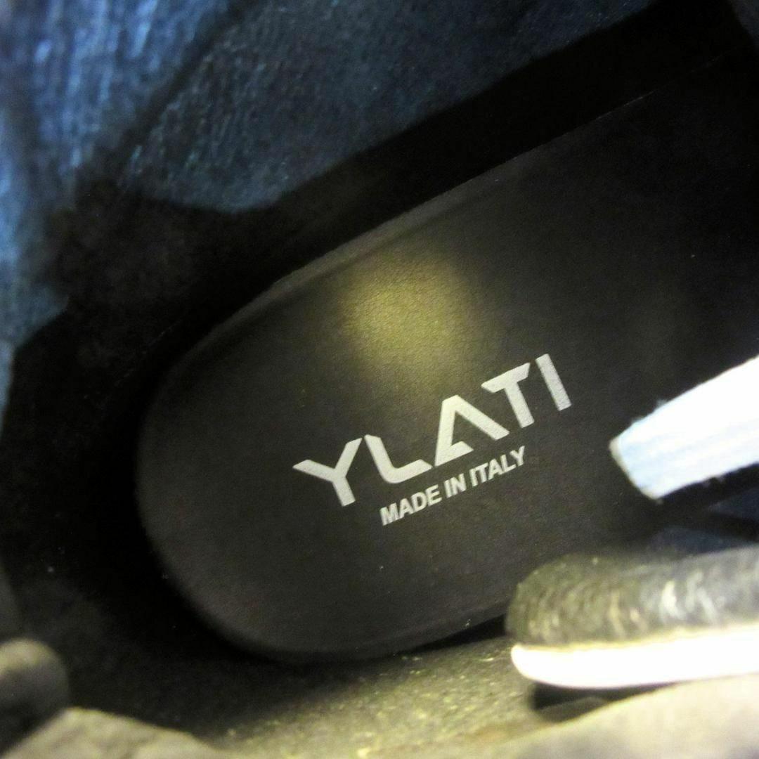 新品 YLATI イラッティ イタリア製 レザースニーカー ハイカット 白 40