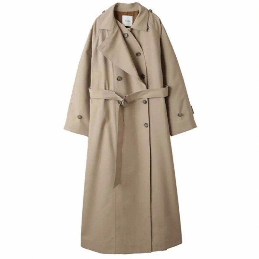 【極美品】clane 2WAYオーバートレンチコート サイズ2
