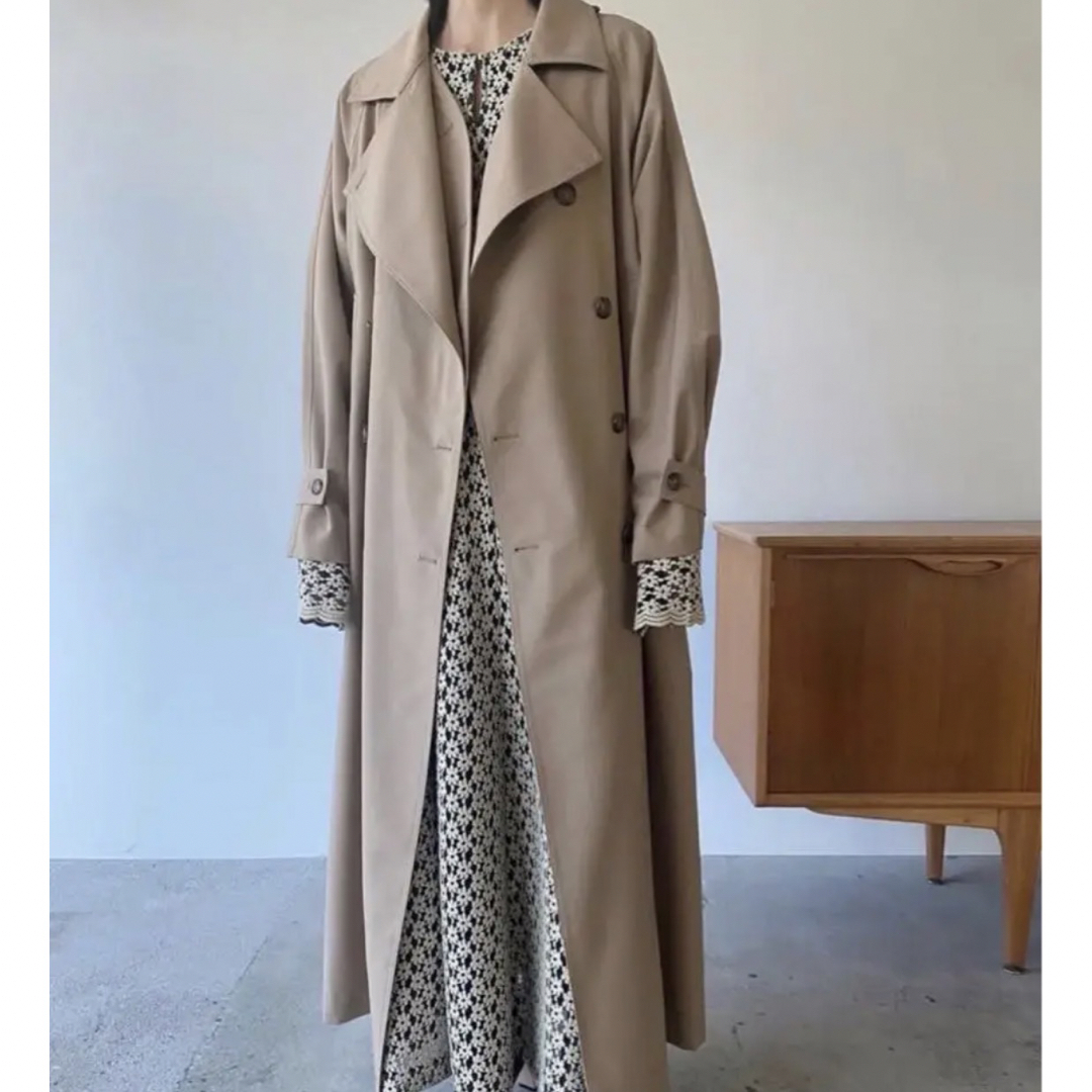 【極美品】clane 2WAYオーバートレンチコート サイズ2
