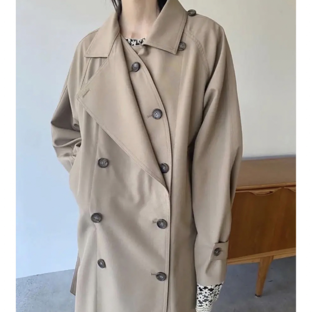 【極美品】clane 2WAYオーバートレンチコート サイズ2 | フリマアプリ ラクマ