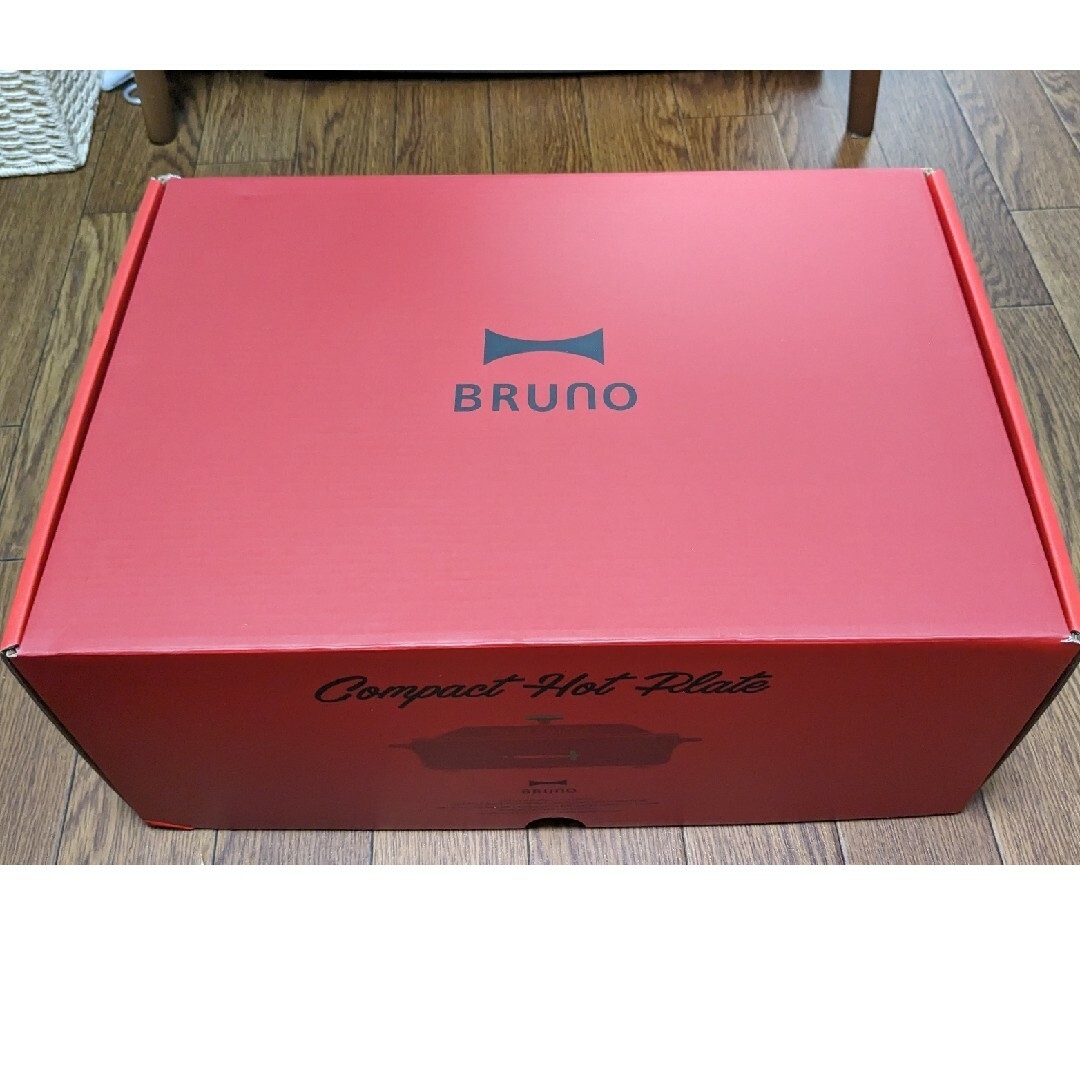 BRUNO(ブルーノ)の【新品未使用】BRUNO コンパクトホットプレート スマホ/家電/カメラの調理家電(ホットプレート)の商品写真