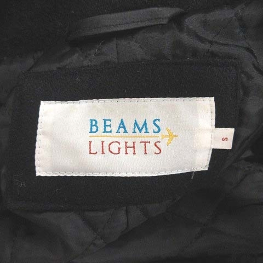ビームスライツ ピーコート Pコート 総裏地 ウール S 黒 ブラック メンズのジャケット/アウター(ピーコート)の商品写真
