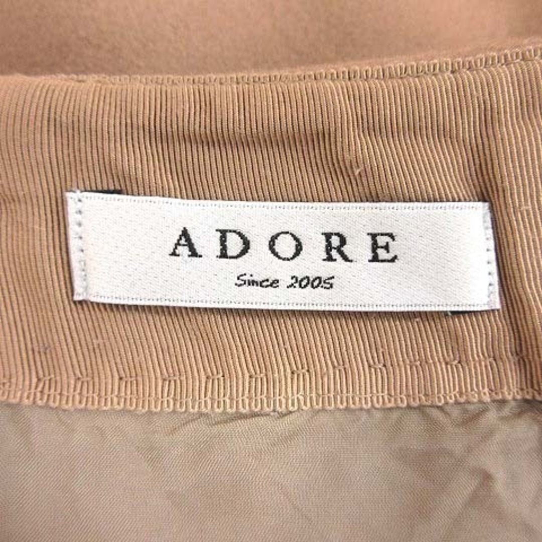 ADORE(アドーア)のアドーア ADORE タイトスカート ミニ ウール 38 ベージュ /CT レディースのスカート(ミニスカート)の商品写真