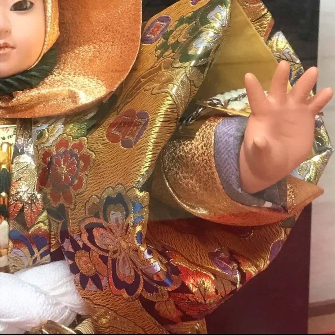 五月人形 高木人形 弁慶 日本人形 インテリア 飾り ガラスケース ⑥ 6