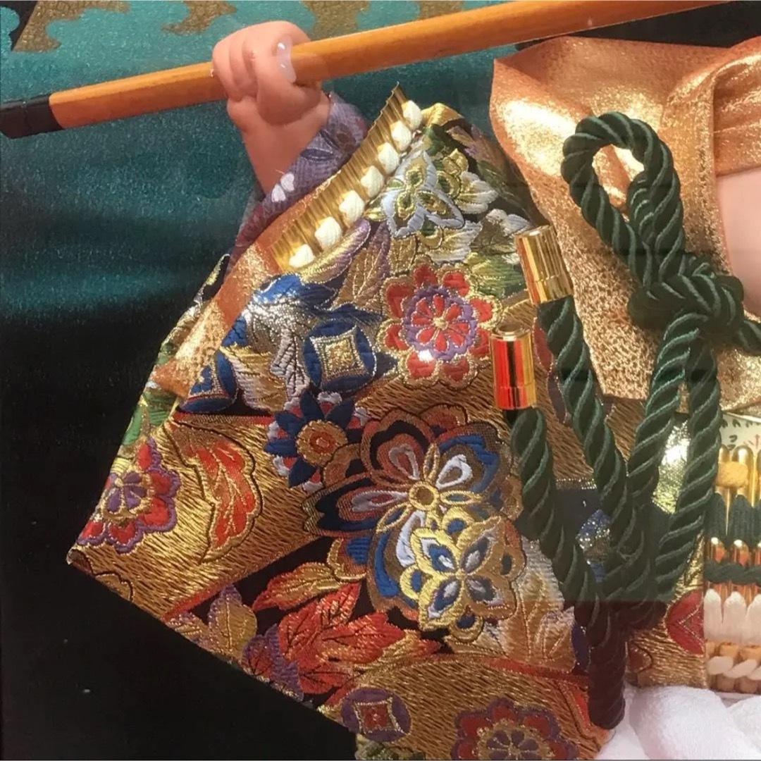 五月人形 高木人形 弁慶 日本人形 インテリア 飾り ガラスケース ⑥ 7