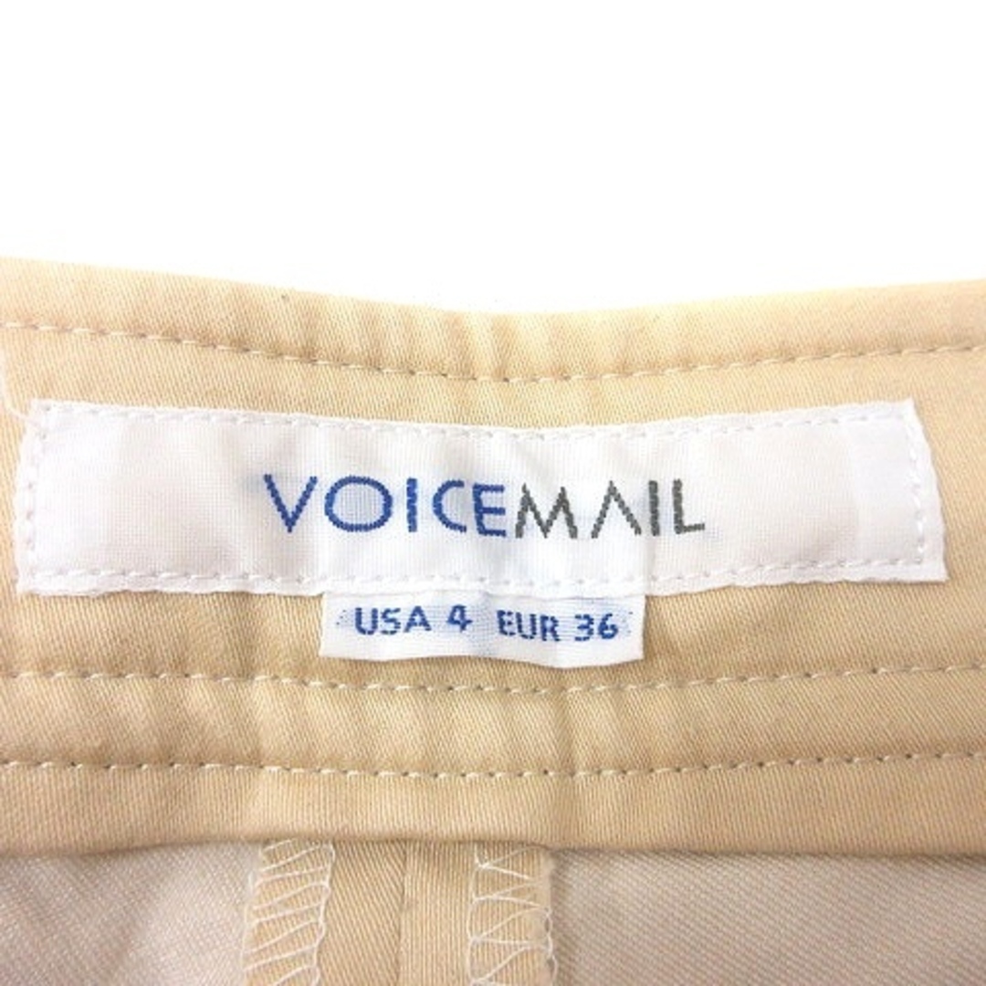 VOICEMAIL(ヴォイスメール)のヴォイスメール テーパードパンツ スラックス 4 ベージュ ■MO レディースのパンツ(その他)の商品写真