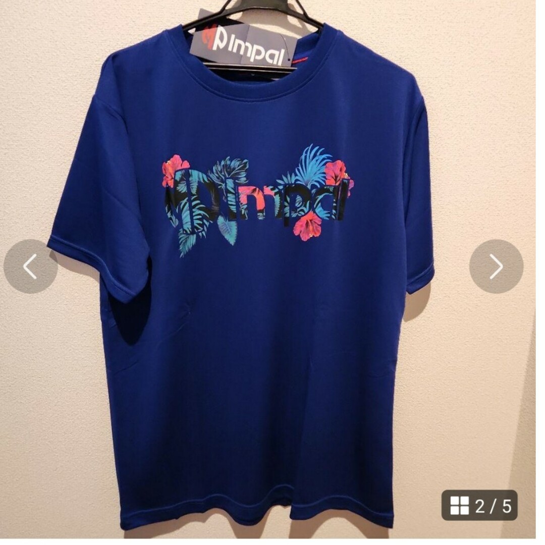 未使用　lmpal Tシャツ　ブルー レディースのトップス(Tシャツ(半袖/袖なし))の商品写真