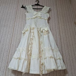 ベイビーザスターズシャインブライト(BABY,THE STARS SHINE BRIGHT)のBABY,THE STARS SHINE BRIGHT　ポケット刺繍JSK(ひざ丈ワンピース)