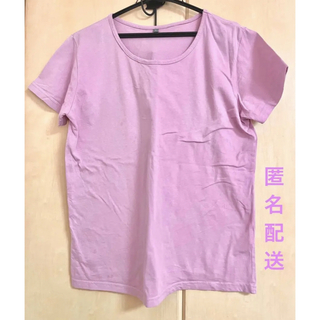 レディース　Tシャツ　ピンク　半袖　無地(Tシャツ(半袖/袖なし))